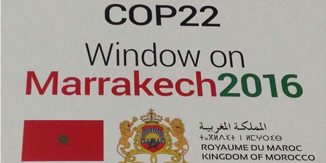 31/10/16 La COP22 souvre le 7 novembre prochain au Maroc